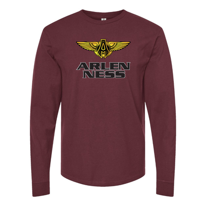 Men's Arlen Ness  Logo Cotton Long Sleeve T-Shirt