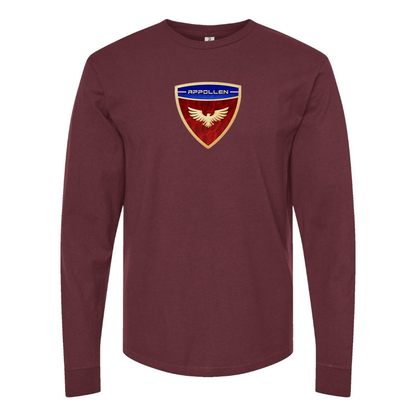 Men's Appollen Logo Cotton Long Sleeve T-Shirt