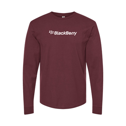 Men's Blackberry Logo Long Sleeve T-Shirt