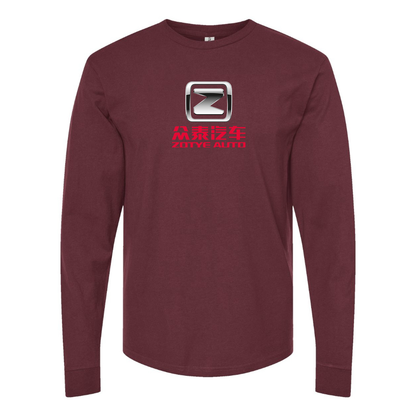Men's Zotye Logo  Cotton Long Sleeve T-Shirt