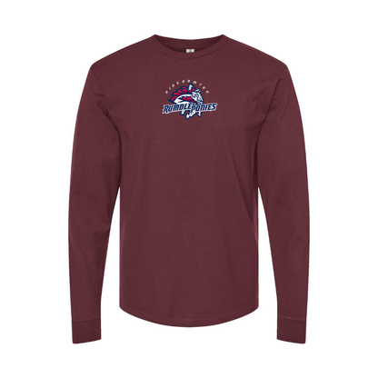 Men's Binghamton Rumble Ponies Logo Long Sleeve T-Shirt