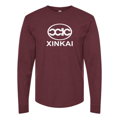 Men's Xin Kai Logo Cotton Long Sleeve T-Shirt