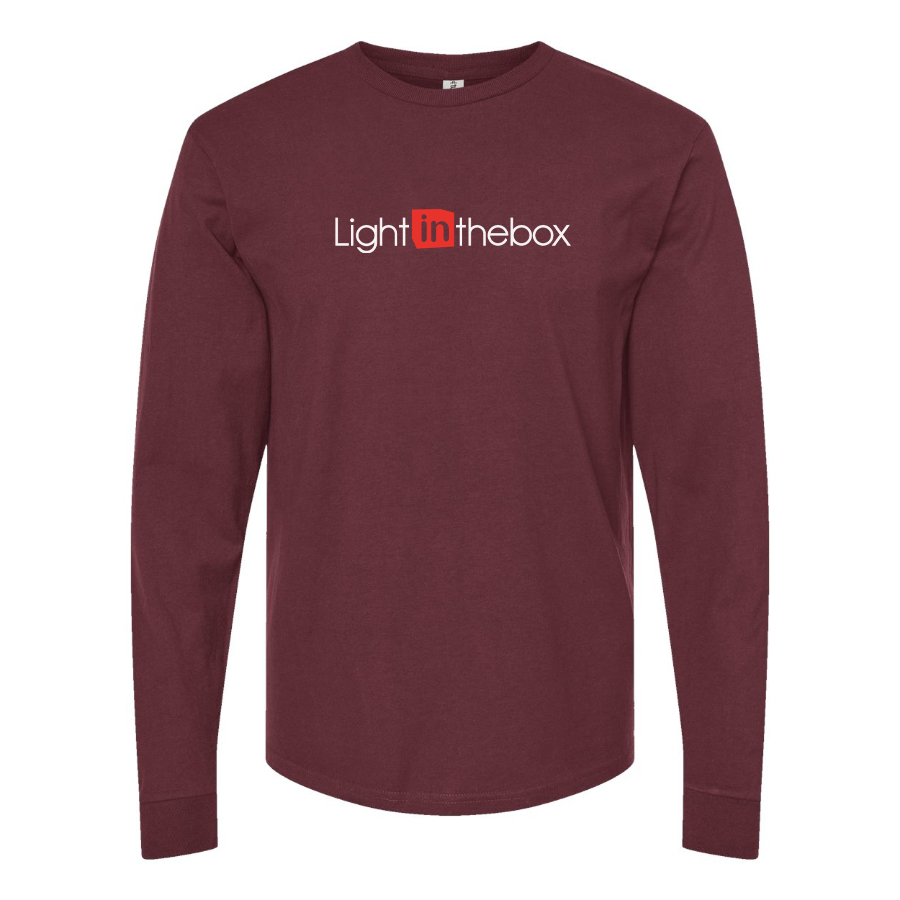 Men's Lightinthebox  Logo Cotton Long Sleeve T-Shirt