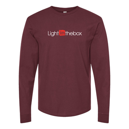 Men's Lightinthebox  Logo Cotton Long Sleeve T-Shirt