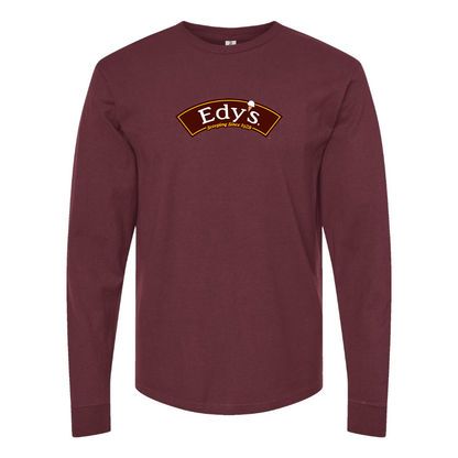 Men's Edys  Logo Cotton Long Sleeve T-Shirt