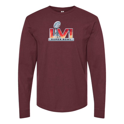 Men's Superbowl LVI Logo  Cotton Long Sleeve T-Shirt
