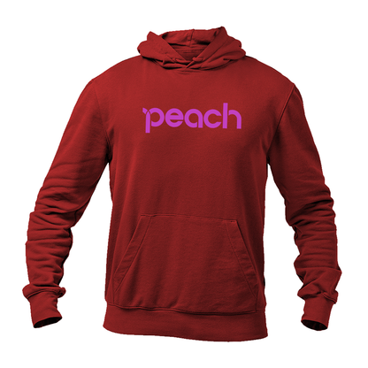 Men's Peach Aviation Logo  Pullover Hoodie