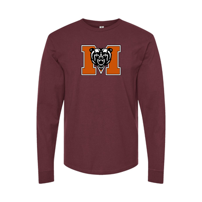 Men's Mercer Bears Logo Long Sleeve T-Shirt