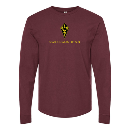 Men's Karlmann King  Logo Cotton Long Sleeve T-Shirt