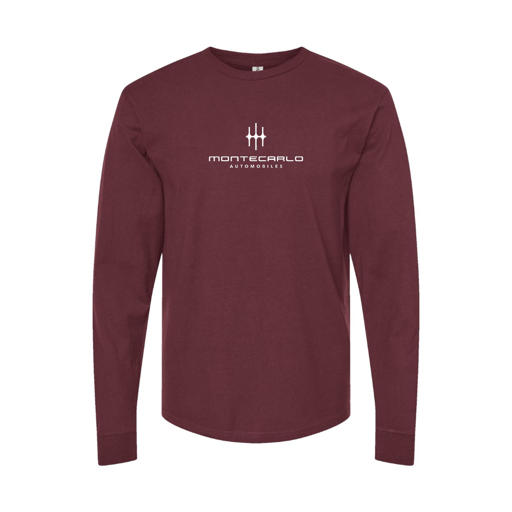 Men's Monte Carlo Automobiles Logo Long Sleeve T-Shirt