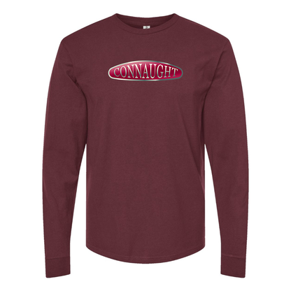 Men's  Connaught Motor Company Logo Cotton Long Sleeve T-Shirt