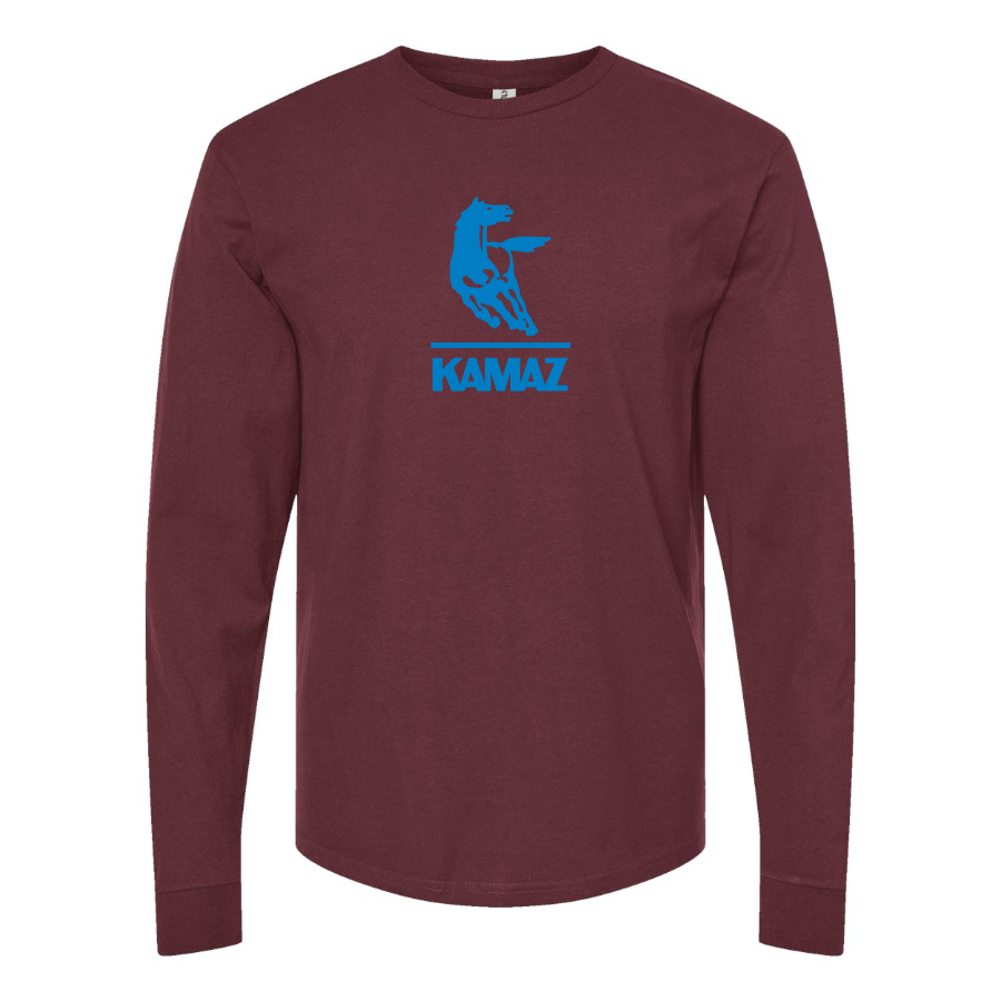 Men's KAMAZ  Logo Cotton Long Sleeve T-Shirt