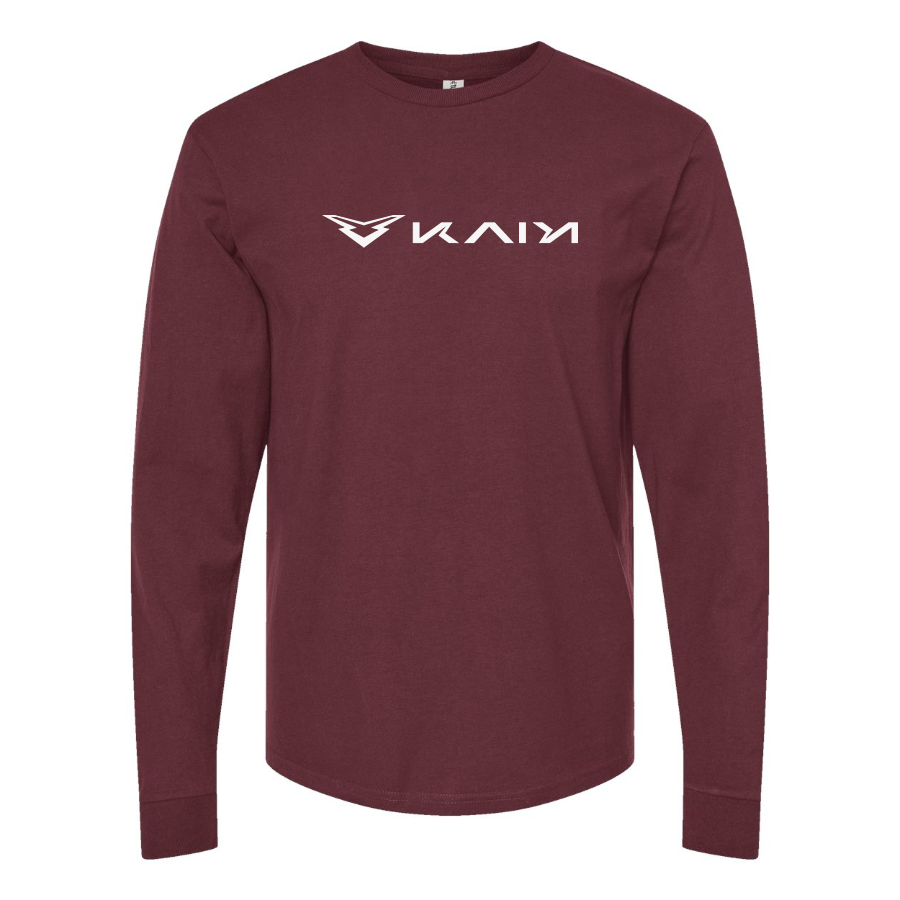 Men's Kaiyi  Logo Cotton Long Sleeve T-Shirt