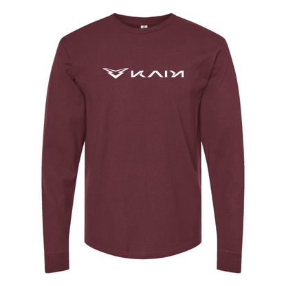 Men's Kaiyi  Logo Cotton Long Sleeve T-Shirt