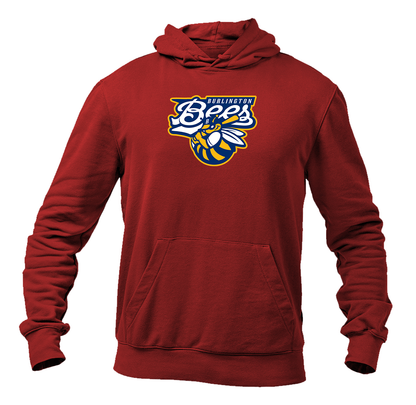 Men's Burlington Bees  Logo Pullover Hoodie