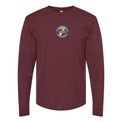 Men's Alba Regia Logo Cotton Long Sleeve T-Shirt