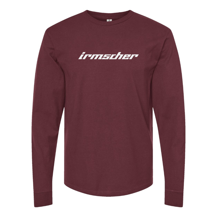 Men's Irmscher Logo Cotton Long Sleeve T-Shirt