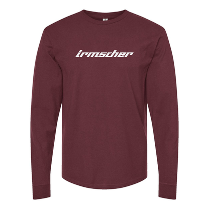 Men's Irmscher Logo Cotton Long Sleeve T-Shirt