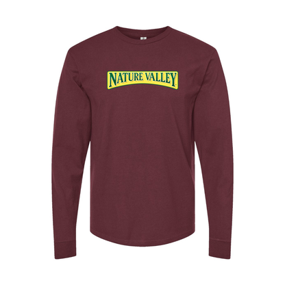Men's Nature Valley Logo Long Sleeve T-Shirt