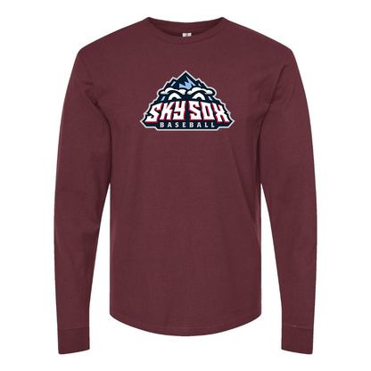 Men's Colorado Springs Sky Sox  Logo Cotton Long Sleeve T-Shirt