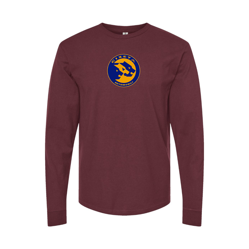 Men's Cizeta Logo Long Sleeve T-Shirt
