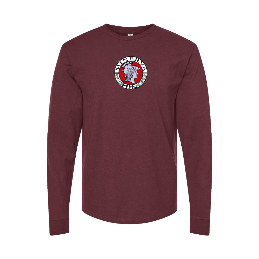 Men's  Minerva Automobile Logo Long Sleeve T-Shirt