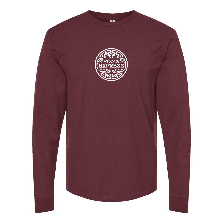 Men's Pizza Express Logo Long Sleeve T-Shirt