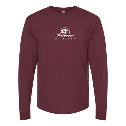 Men's Jim Henson Pictures Logo Cotton Long Sleeve T-Shirt