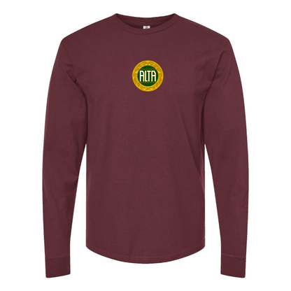 Men's Alta Automobile Logo Cotton Long Sleeve T-Shirt