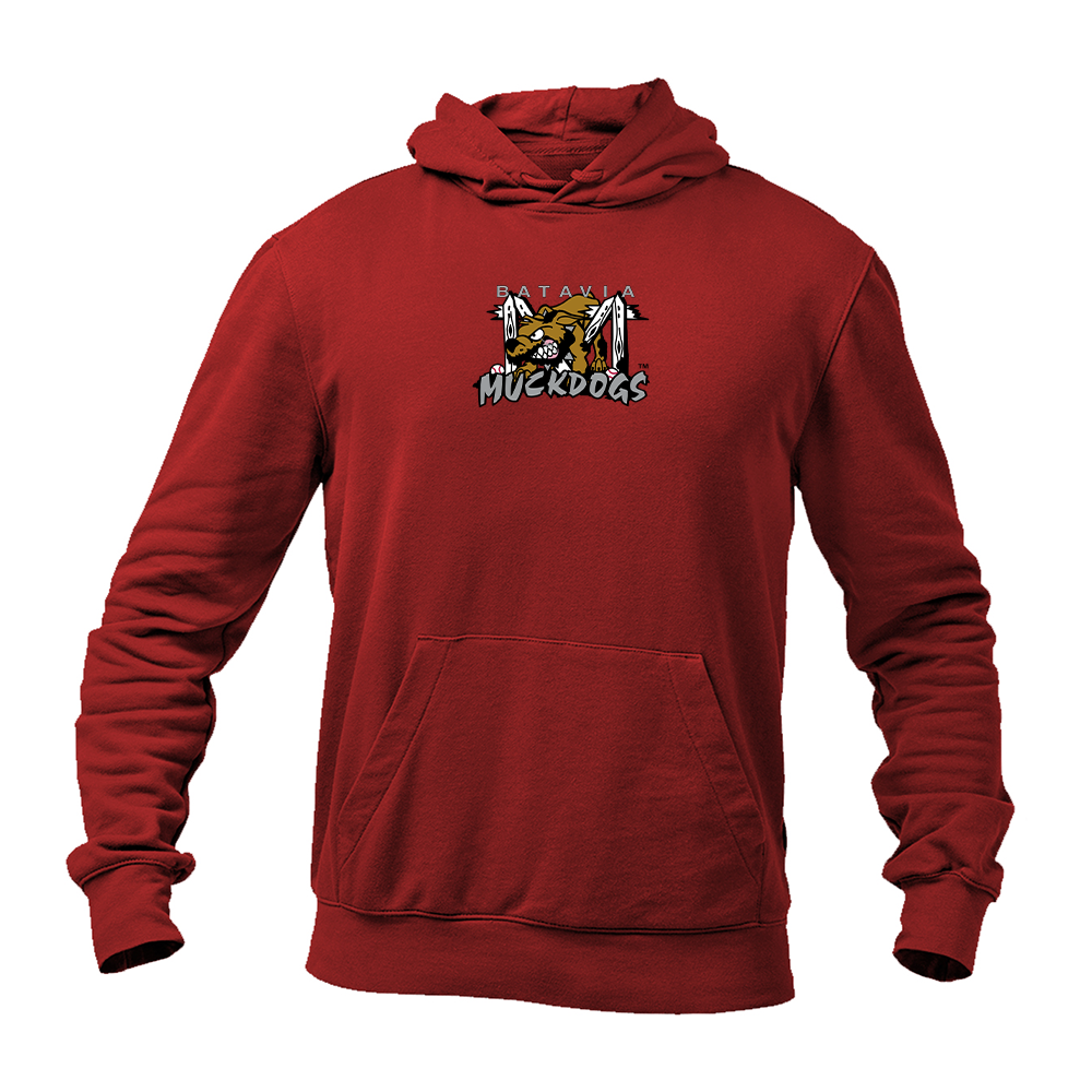Men's Batavia  Muckdogs Logo Pullover Hoodie