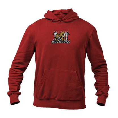 Men's Batavia  Muckdogs Logo Pullover Hoodie