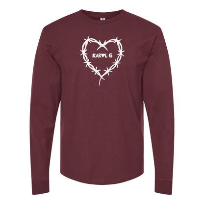 Men's KAROL G Logo Cotton Long Sleeve T-Shirt