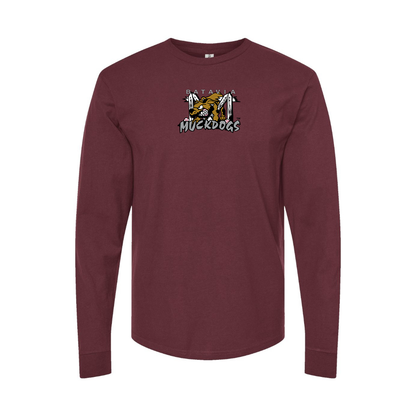 Men's Batavia  Muckdogs Logo Long Sleeve T-Shirt