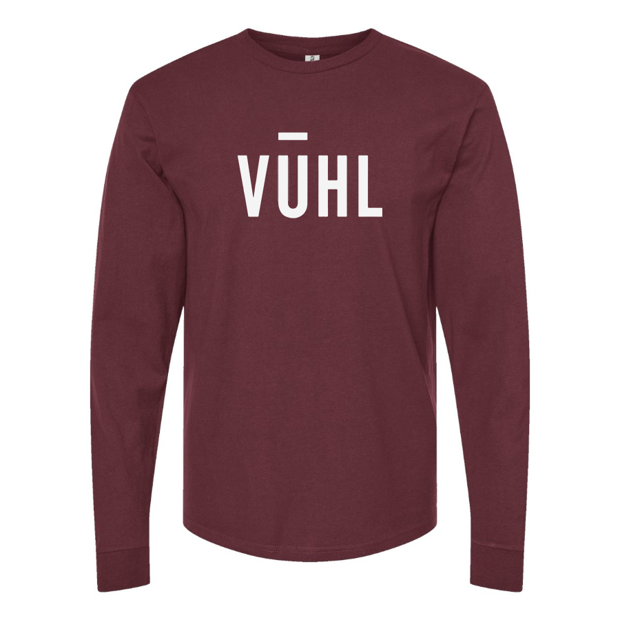 Men's VUHL Logo  Cotton Long Sleeve T-Shirt
