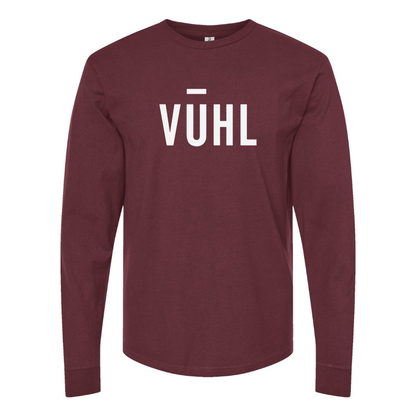 Men's VUHL Logo  Cotton Long Sleeve T-Shirt