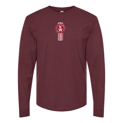 Men's Kenworth Logo Cotton Long Sleeve T-Shirt