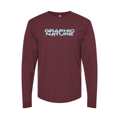 Men's Graphic Nature Logo Long Sleeve T-Shirt