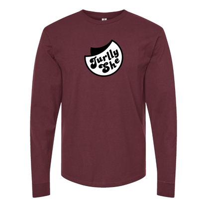 Men's Jurllyshe Logo Cotton Long Sleeve T-Shirt