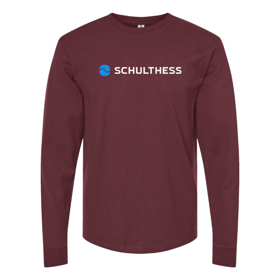 Men's  Schulthess Logo Cotton Long Sleeve T-Shirt