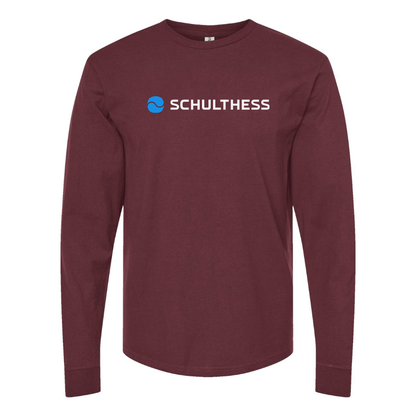 Men's  Schulthess Logo Cotton Long Sleeve T-Shirt