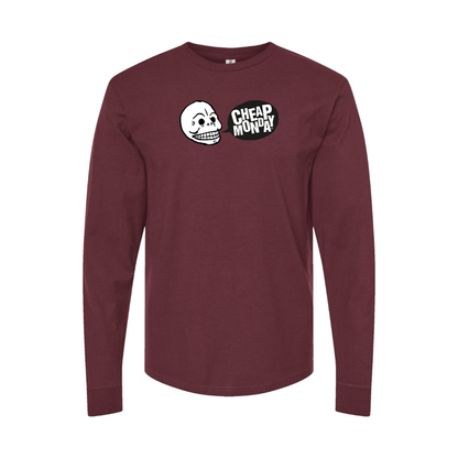 Men's Cheap Monday Logo Long Sleeve T-Shirt