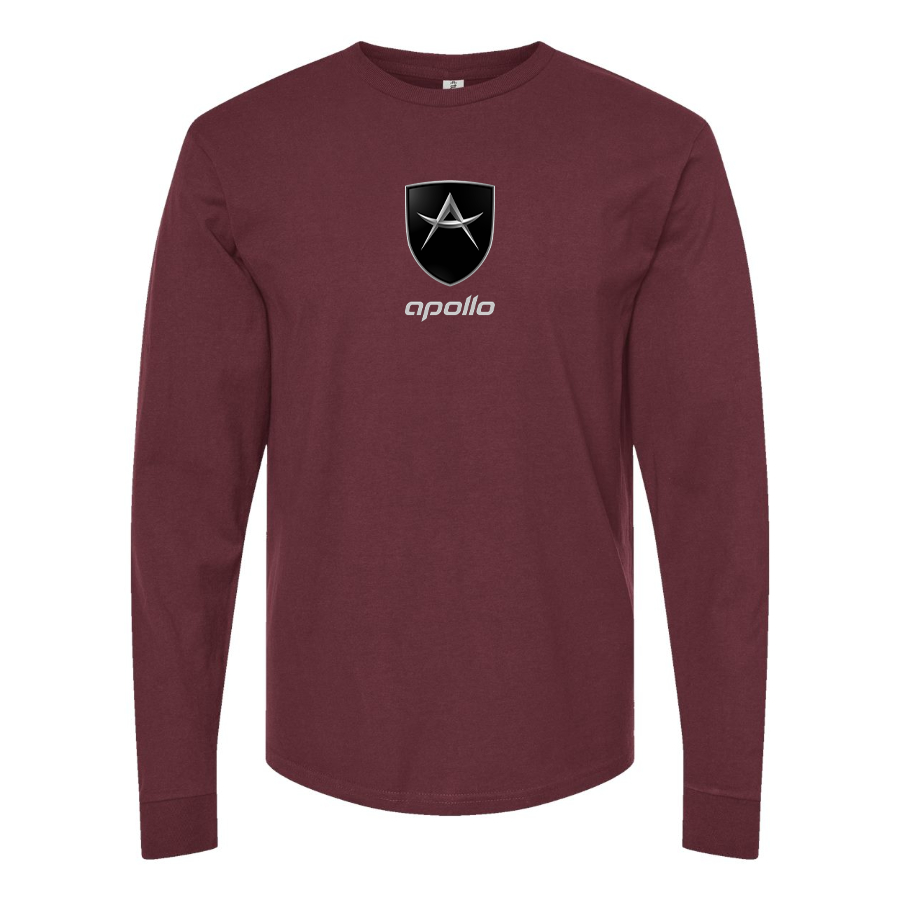 Men's Apollo Logo Cotton Long Sleeve T-Shirt