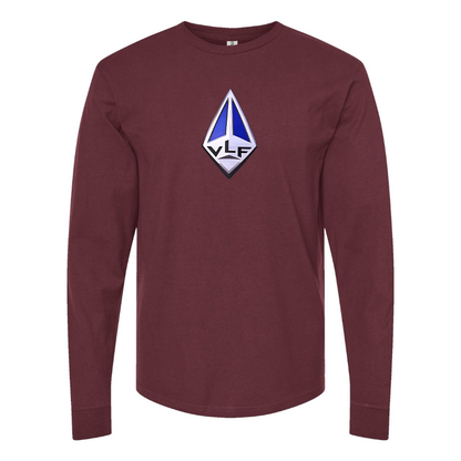 Men's VLF Logo  Cotton Long Sleeve T-Shirt