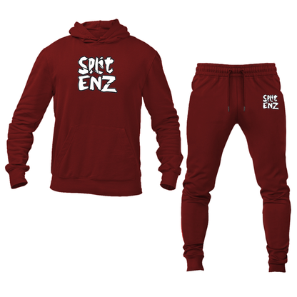 Men's Split Enz Logo Hoodie Joggers Set