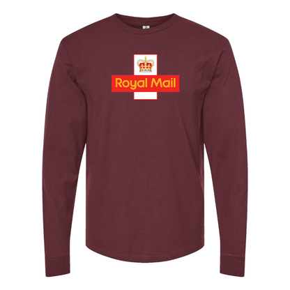 Men's  Royal Mail    Logo Cotton Long Sleeve T-Shirt