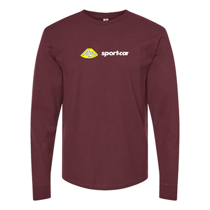 Men's AC Sport Car  Logo Cotton Long Sleeve T-Shirt