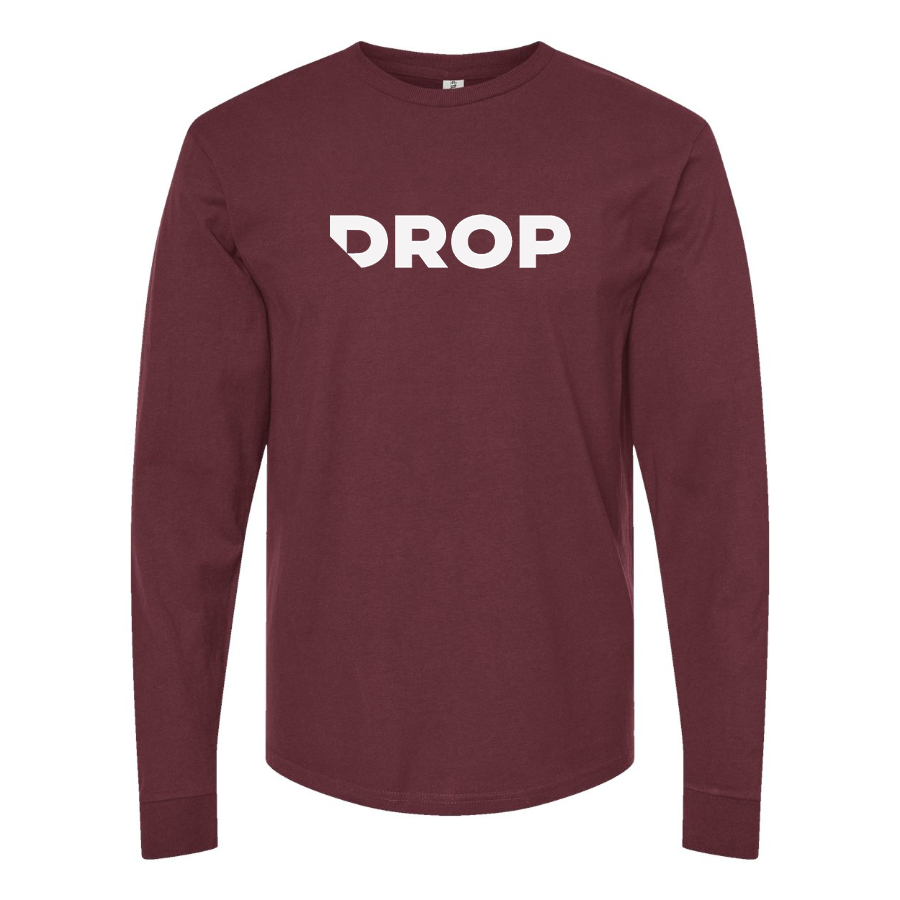 Men's Massdrop Logo Cotton Long Sleeve T-Shirt
