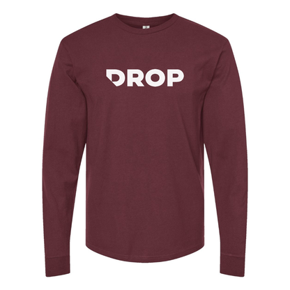 Men's Massdrop Logo Cotton Long Sleeve T-Shirt