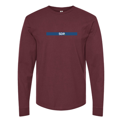 Men's   SDP  Logo  Cotton Long Sleeve T-Shirt