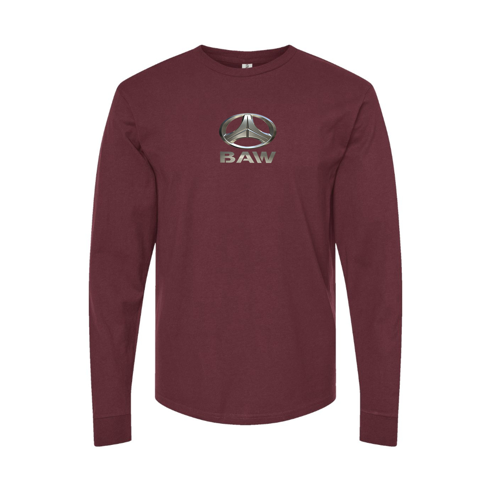 Men's Beijing Automobile Works Logo Long Sleeve T-Shirt